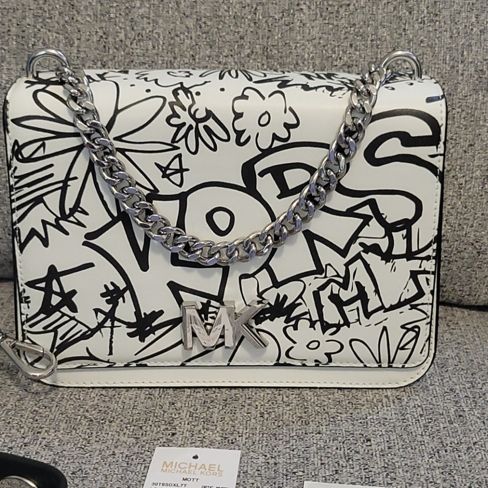 Michel Kors Mott Graffiti Crossbody